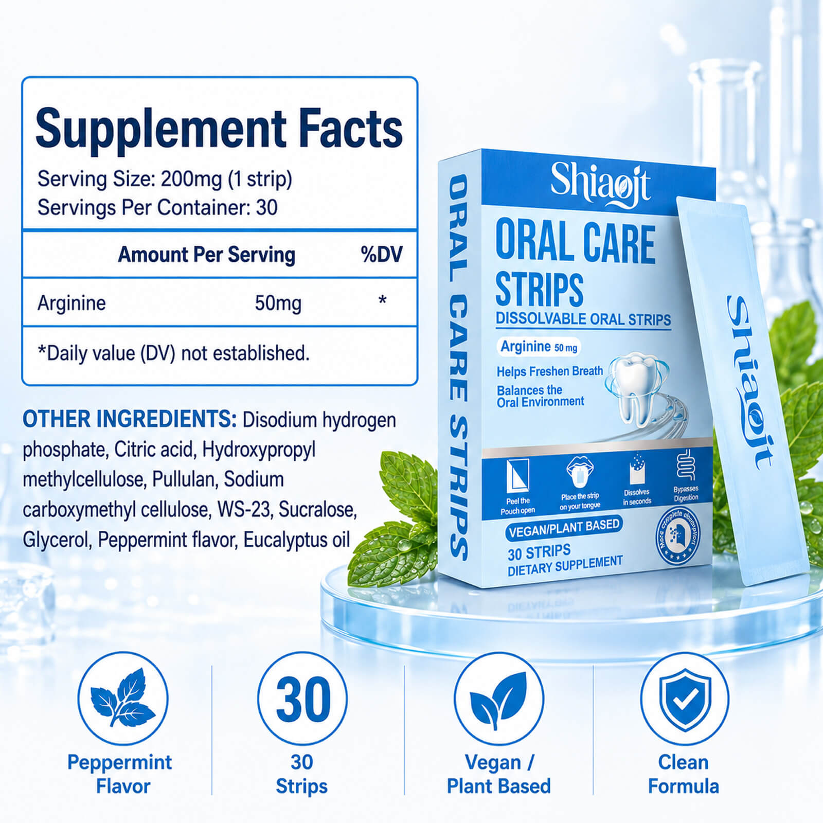 Oral Care Oral Strips