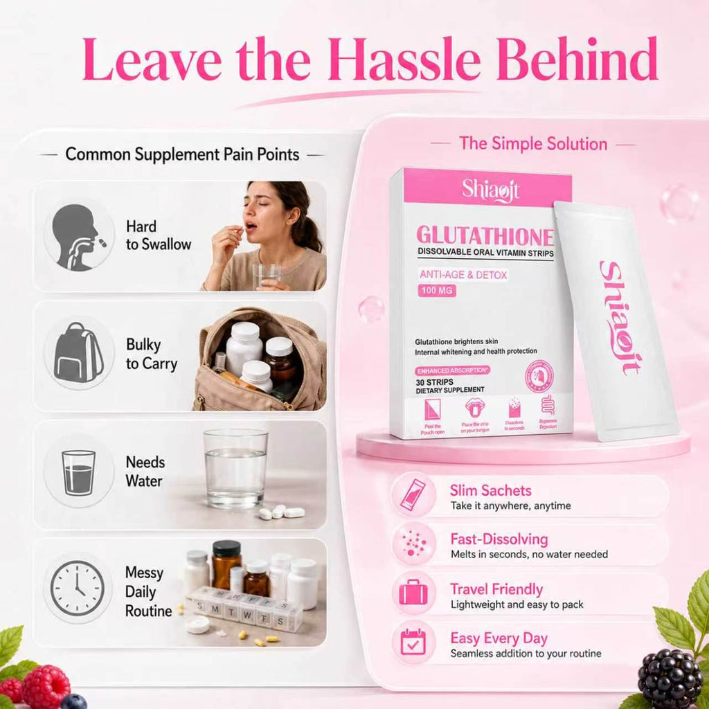 Glutathione oral strips