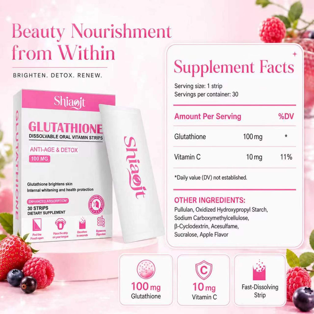 Glutathione oral strips