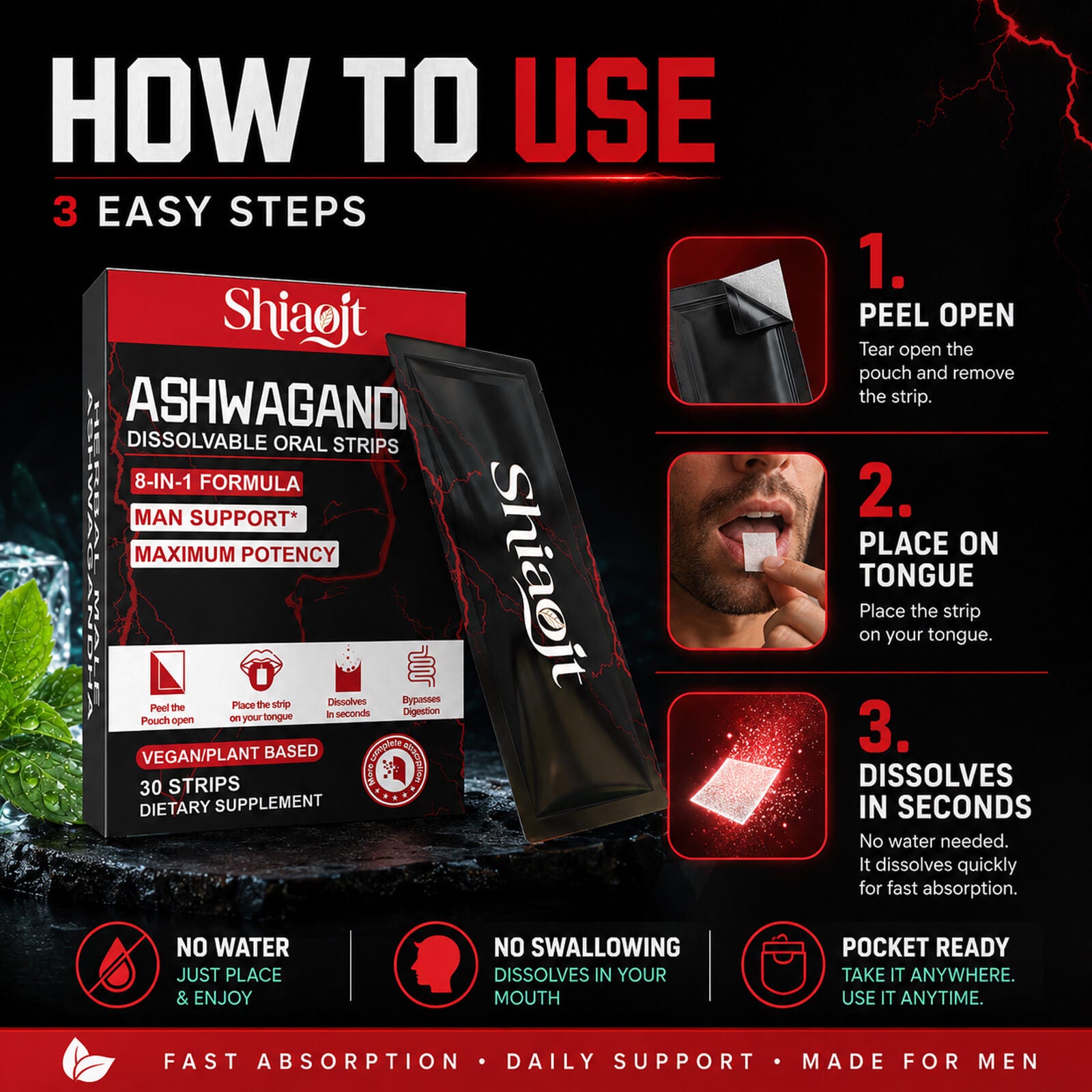 Ashwagandha oral strips