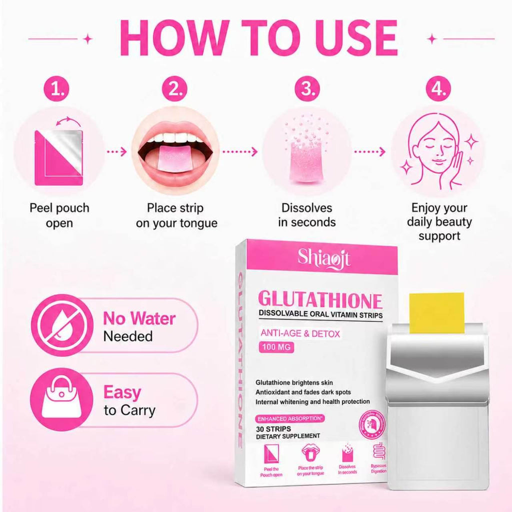Glutathione oral strips