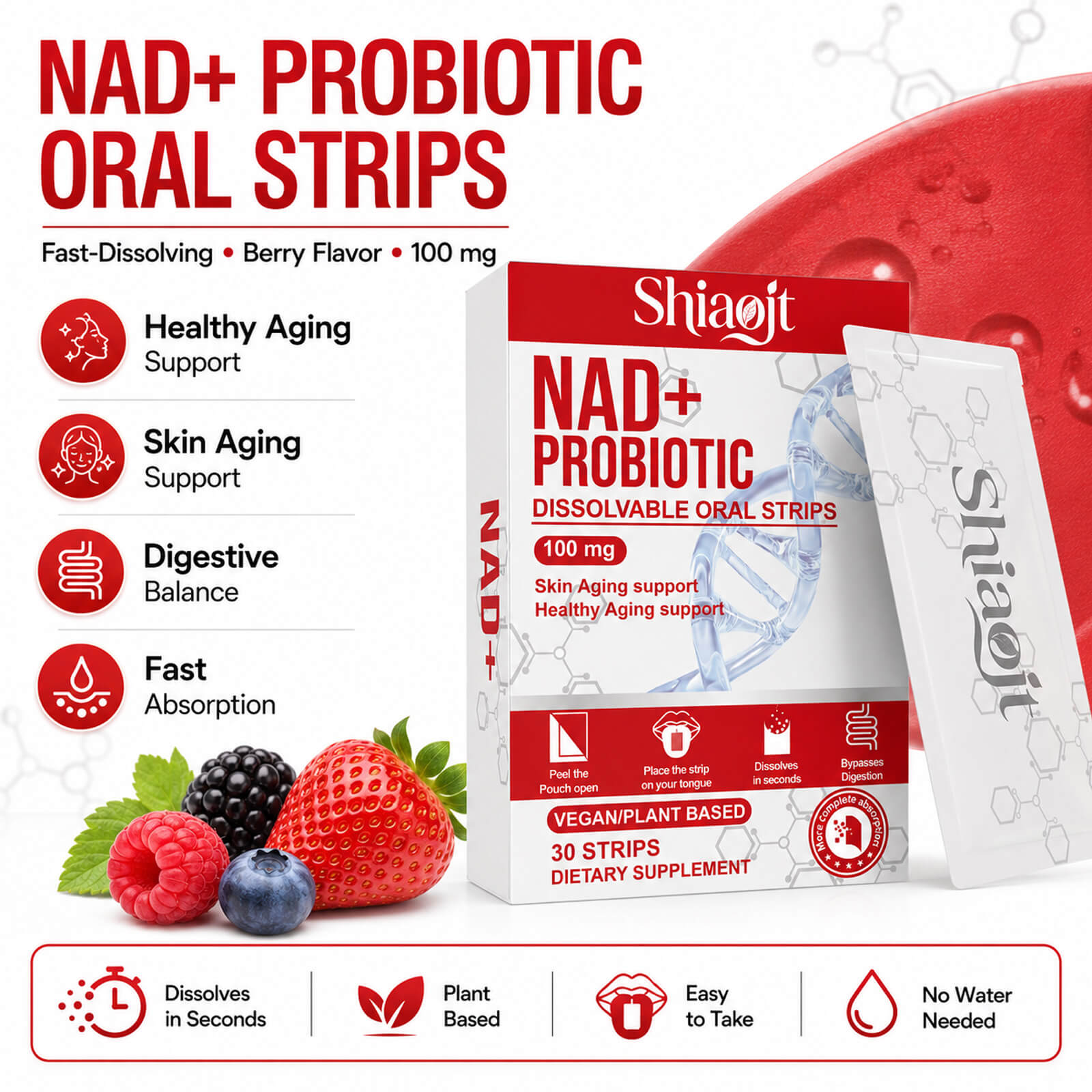 NAD+oral strips