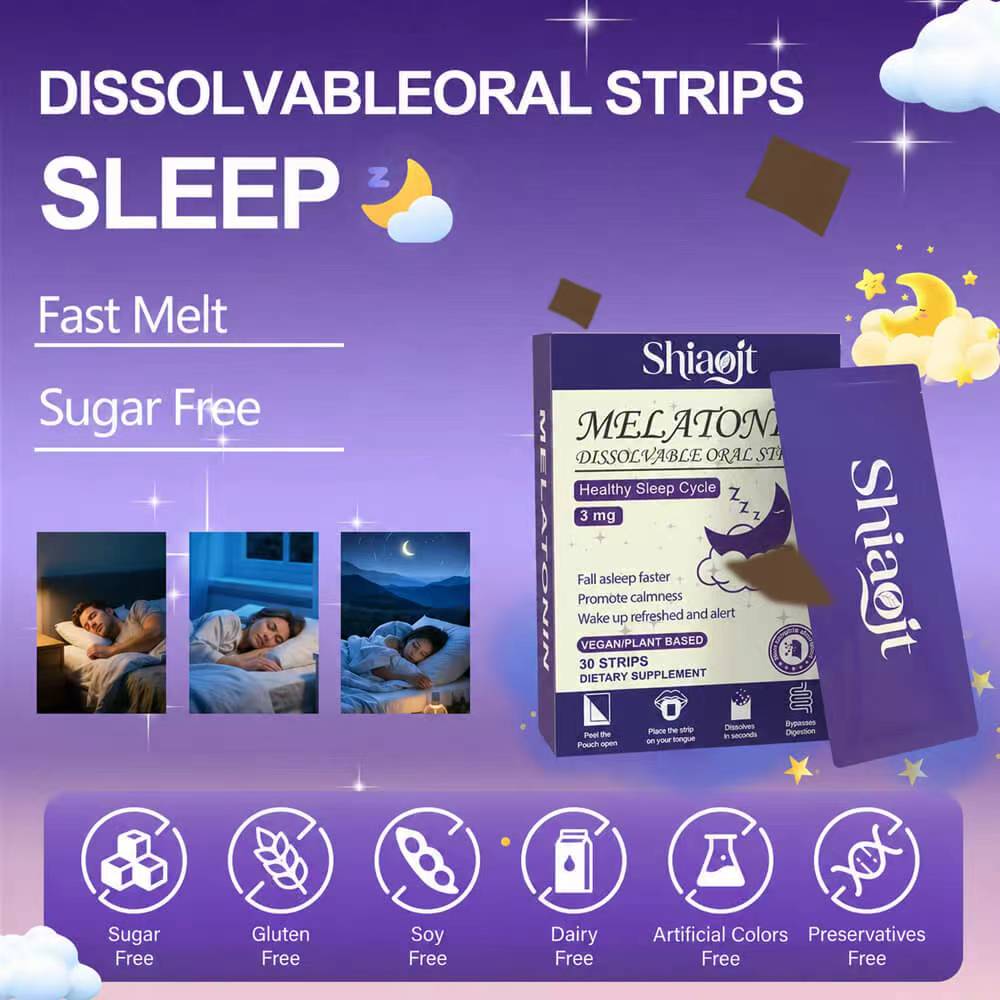Melatonin oral strips