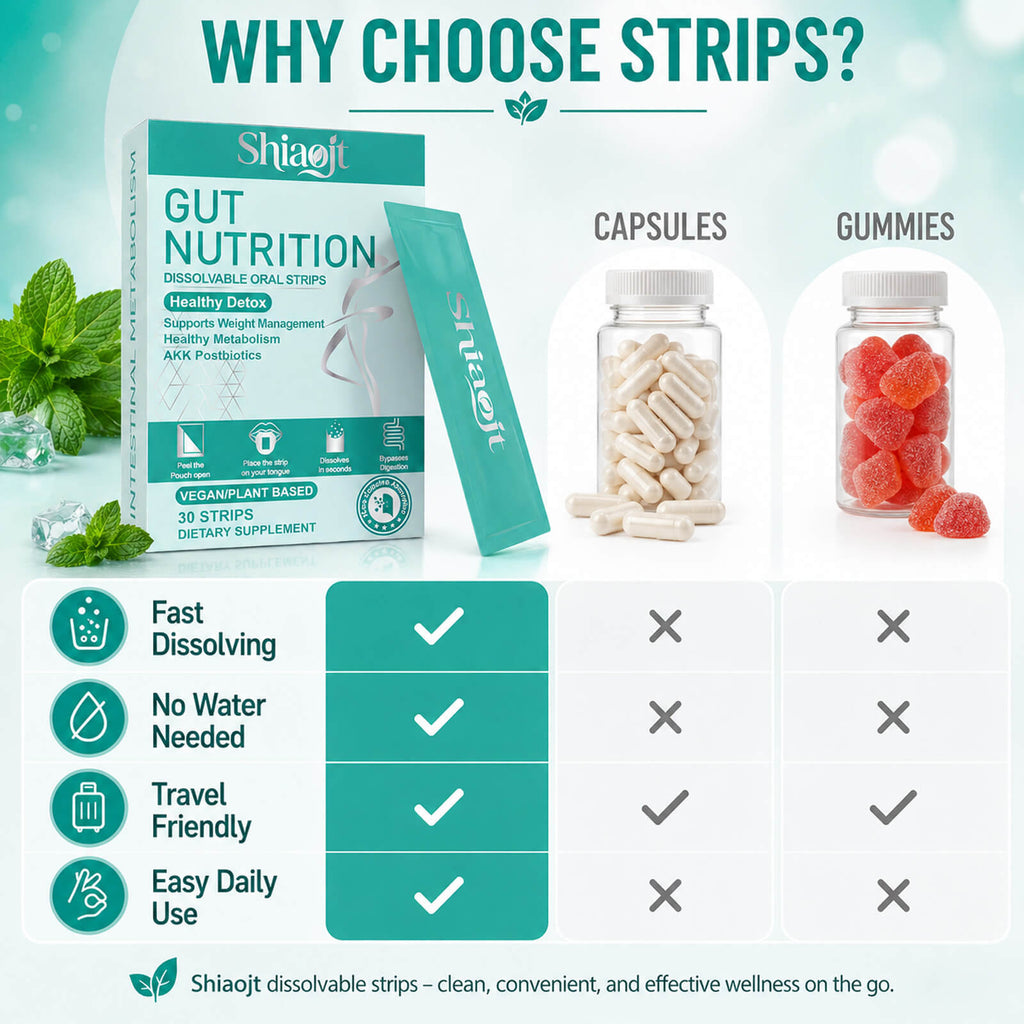 Gut nutrition oral strips